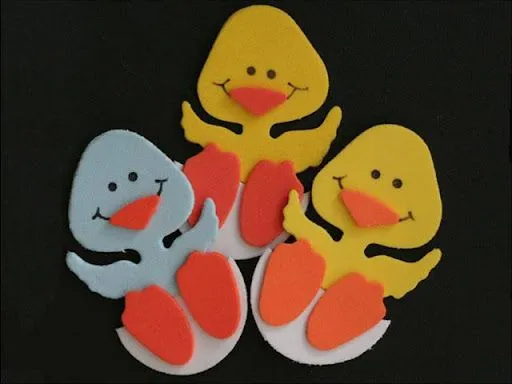 Patitos de foamy - Imagui