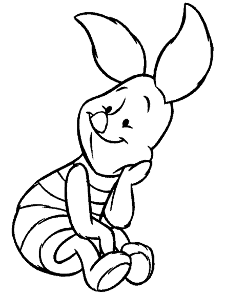 Baby Piglet Coloring Pages - Gallery