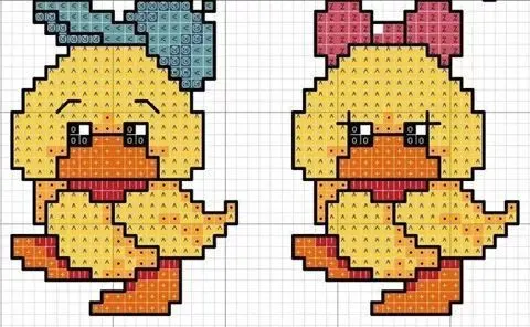 Patitos Baberos Punto de cruz | PONTO CRUZ - BABY | Pinterest ... Patitos Baberos Punto de cruz | PONTO CRUZ - BABY | Pinterest ...