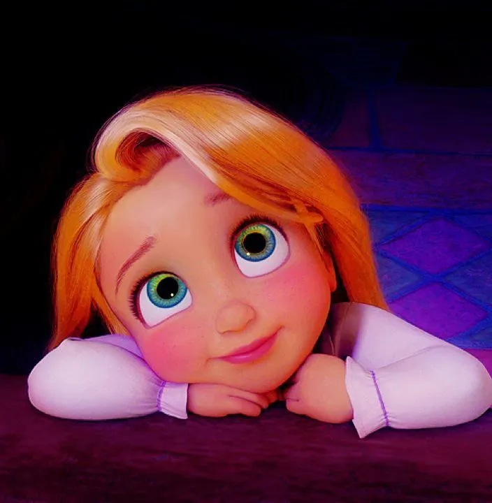 baby rapunzel! | Disney | Pinterest