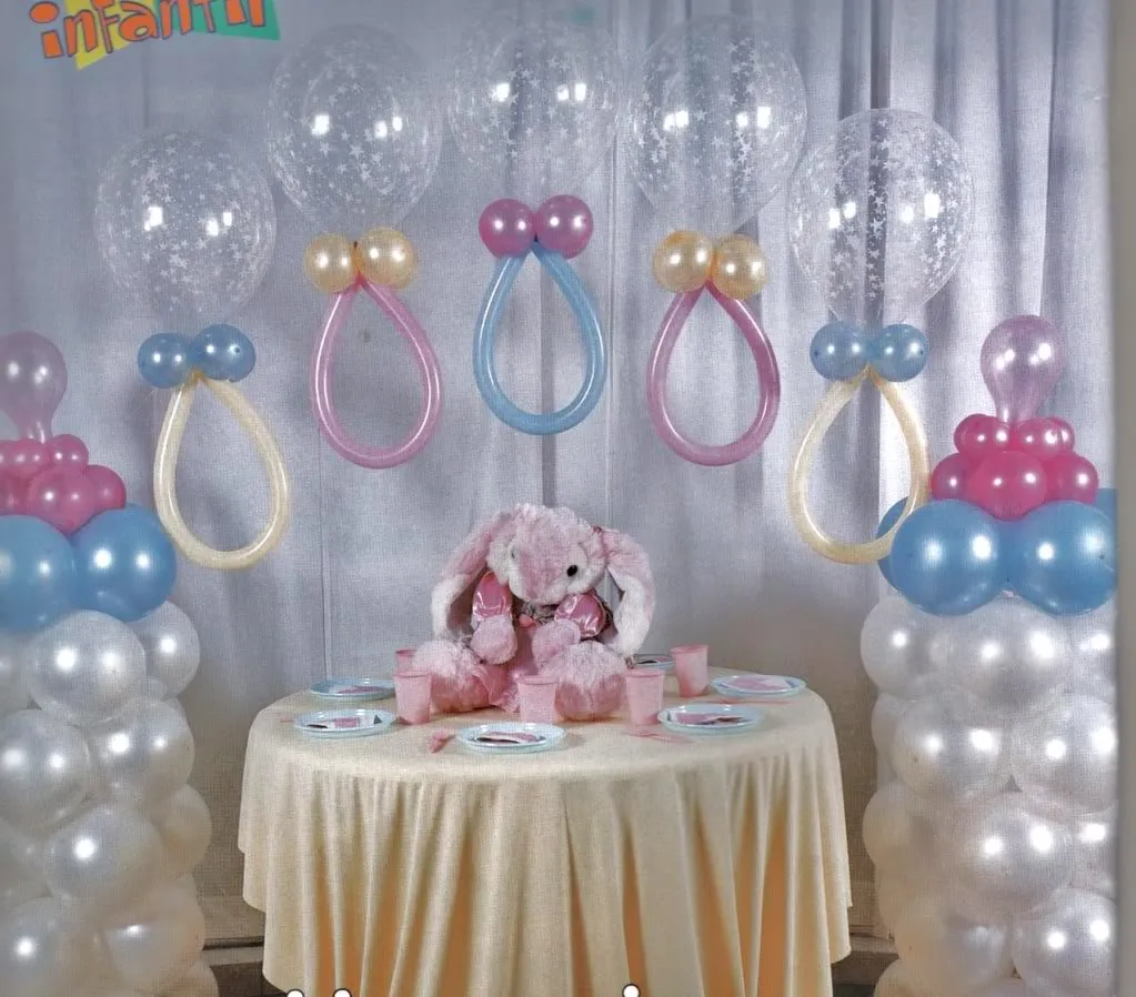 Torres de Globos, decoración para Baby Shower | DMG El Salvador Torres de Globos, decoración para Baby Shower | DMG El Salvador