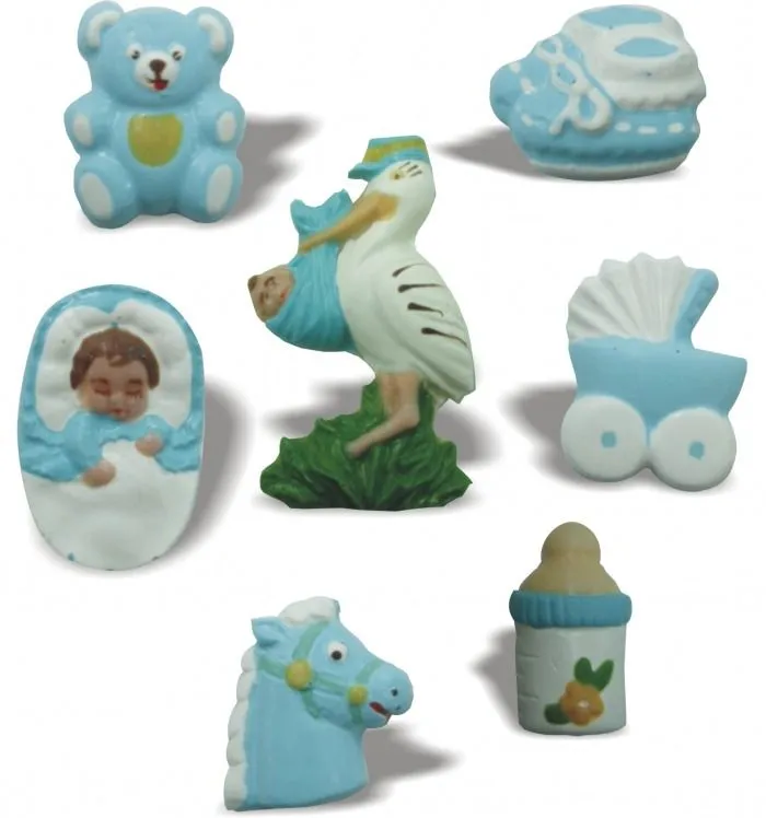 Baby Shower, Bautizo o Nacimiento color Azul