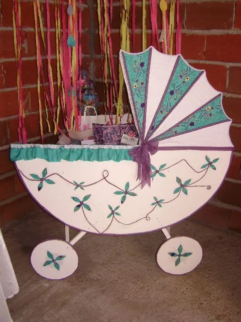 baby shower carrito para poner los regalos del bebe, practico ...