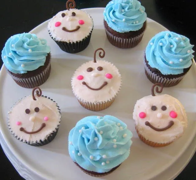Baby shower cupcakes para una fiesta fantástica