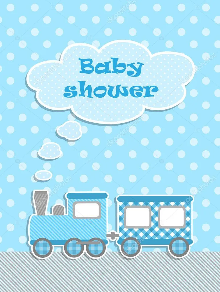 Baby shower for boy with scrapbook elements — Stock Vector ...