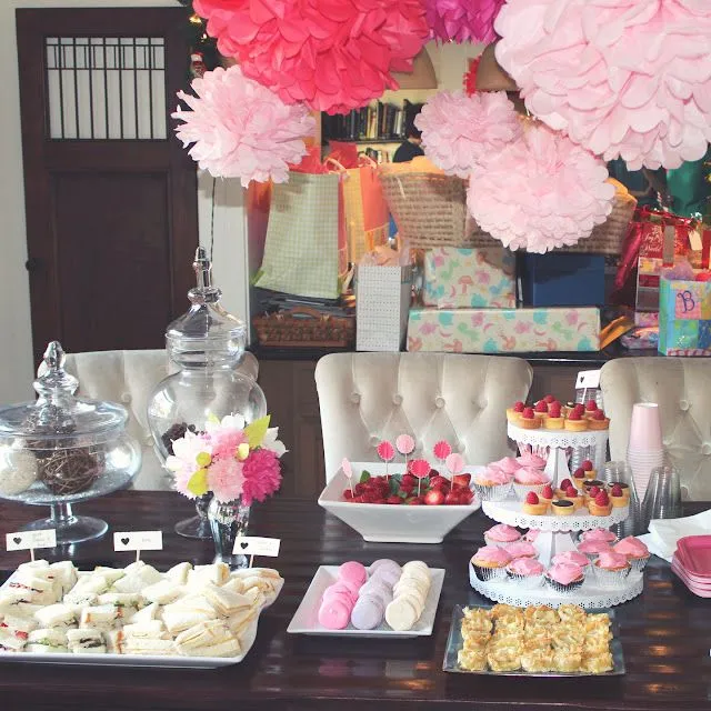 Decoración mesa de baby shower - Imagui