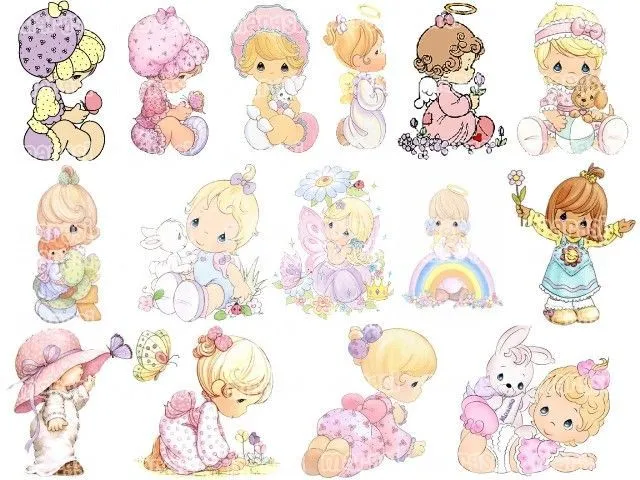 precious moments images clipart | Invitaciónes baby shower niña ...