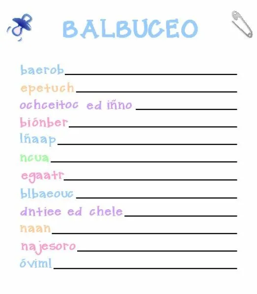 baby shower juegos fiestas y celebraciones juegos para baby shower ...