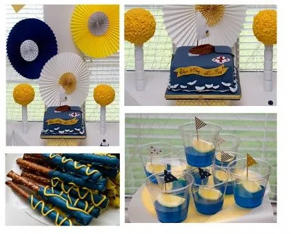 Baby Shower marino - Decoracion - EstiloPeques Baby Shower marino - Decoracion - EstiloPeques
