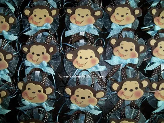 Baby Shower Monkey Corsage for Guests Price is by designsbyemilys ... Baby Shower Monkey Corsage for Guests Price is by designsbyemilys ...