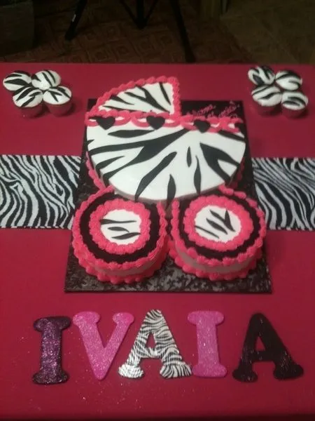 Decoración para baby shower de niña en animal print - Imagui