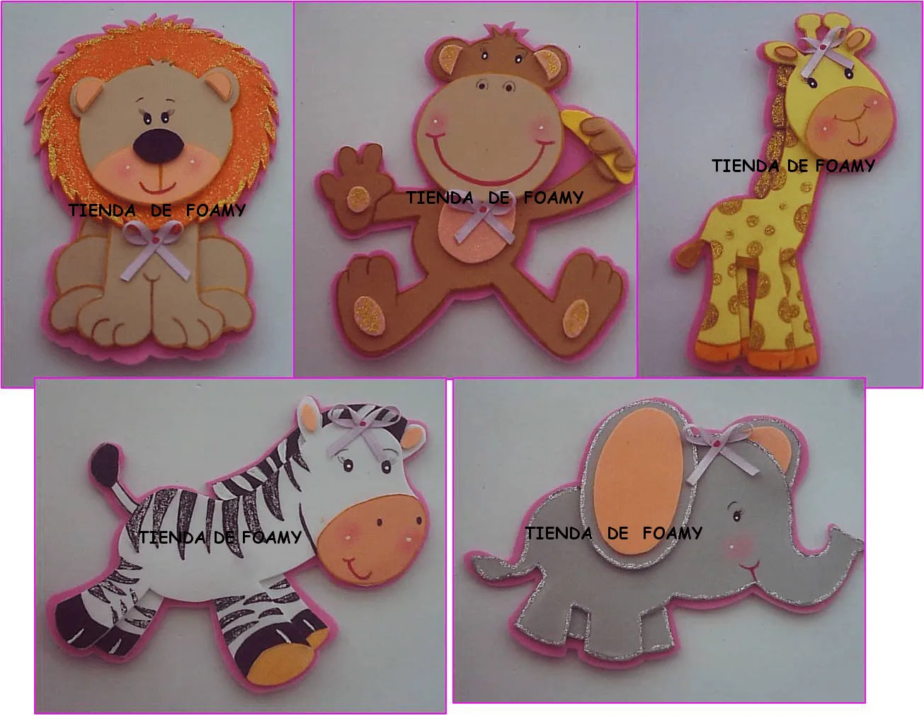 TIENDA DE FOAMY: Animalitos De La Selva 2