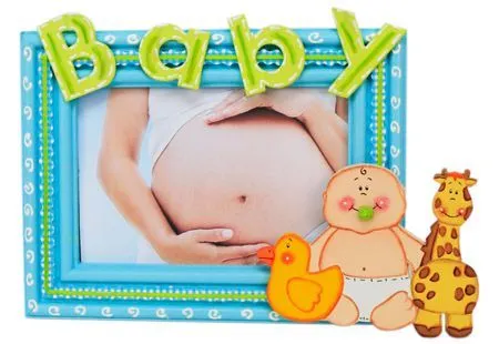 Portarretrato para Baby Shower / Marco de madera / Centro de mesa ... Portarretrato para Baby Shower / Marco de madera / Centro de mesa ...