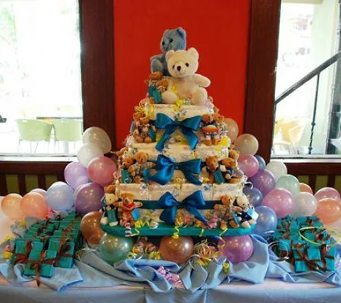 Figuras de oso peluche para baby shower - Imagui