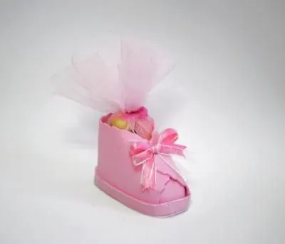 Zapatitos de goma eva para baby shower - Imagui