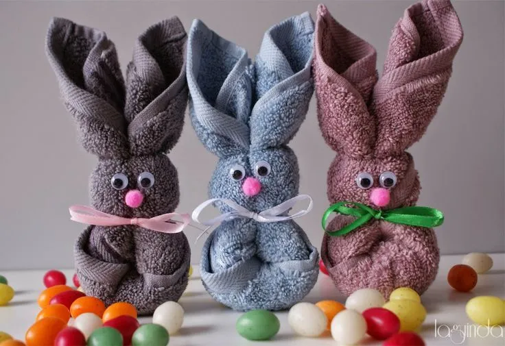Baby shower presents: animals made with towels. Regalo para ... Baby shower presents: animals made with towels. Regalo para ...