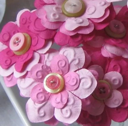 baby shower tema flores ")