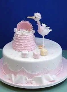BABY SHOWER torta cigueña y cunita - venta de tortas en Valparaíso ... BABY SHOWER torta cigueña y cunita - venta de tortas en Valparaíso ...