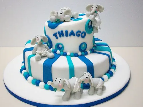 Torta para baby shower de varon - Imagui