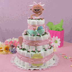 Baby Shower:Torta de Pañales