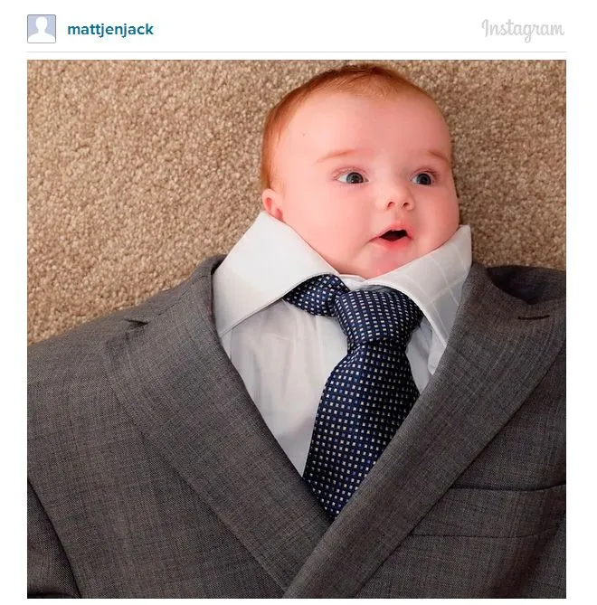 Baby suiting”, la última moda en fotos con bebés | enFoto.es