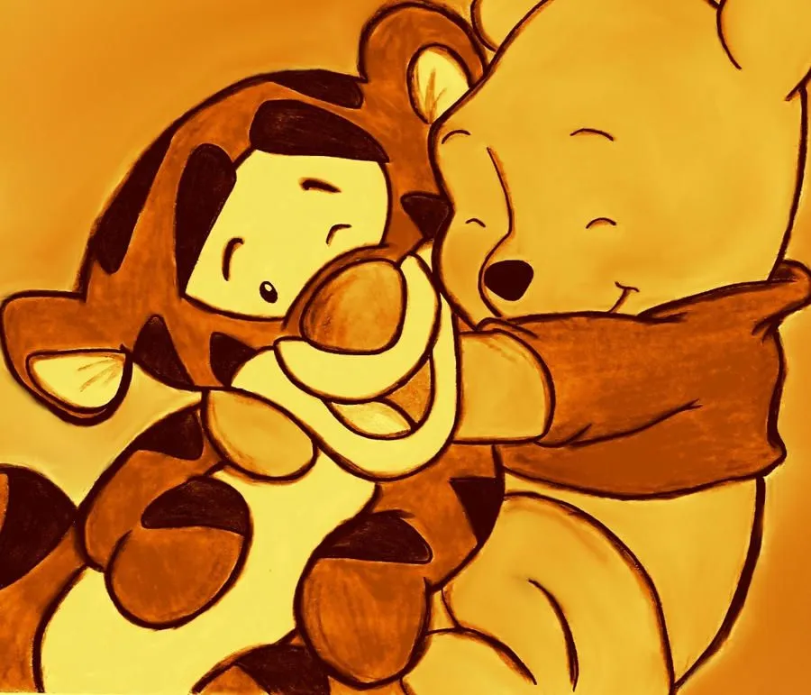 Baby Tigger and Pooh by ~acid-drinker on deviantART Baby Tigger and Pooh by ~acid-drinker on deviantART