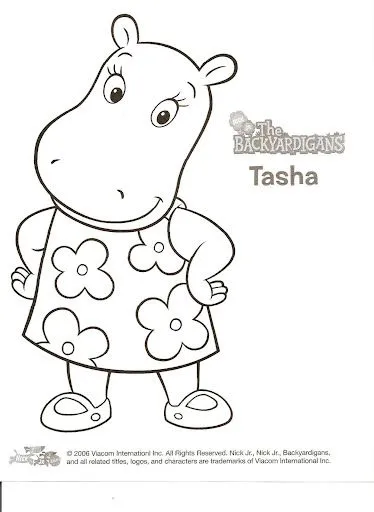 BACKYARDIGANS PARA COLOREAR DIBUJOS DE BACKYARDIGANS