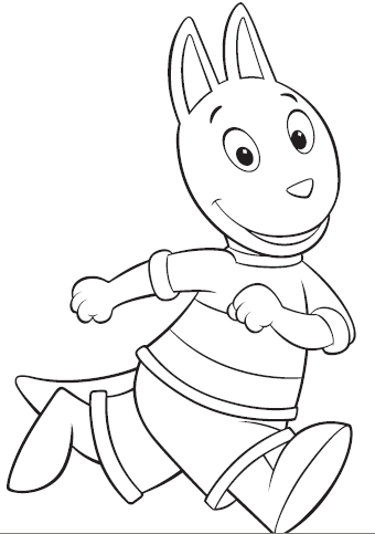 Os Backyardigans para colorir - Desenhos e Riscos