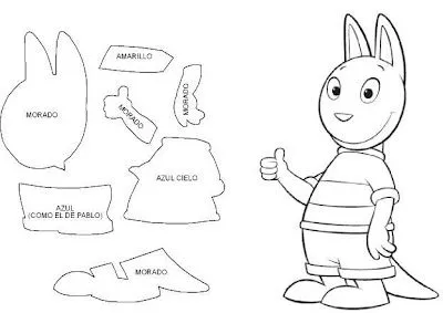 BACKYARDIGANS DIBUJOS PARA COLOREAR TV SERIE JETIX DISNEY FOTOS ...