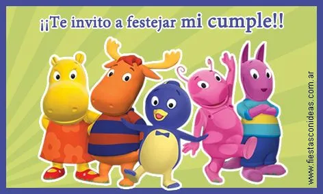 Backyardigans - Tarjetas de cumpleaños de Backyardigans