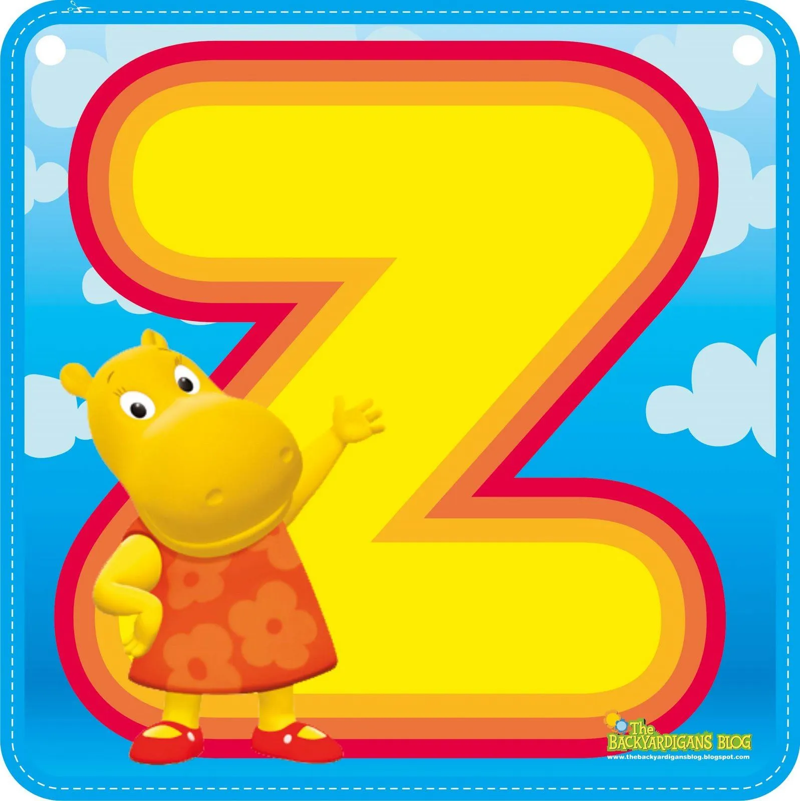 backyardigans: Ultimas letras del Abecedario Backyardigans