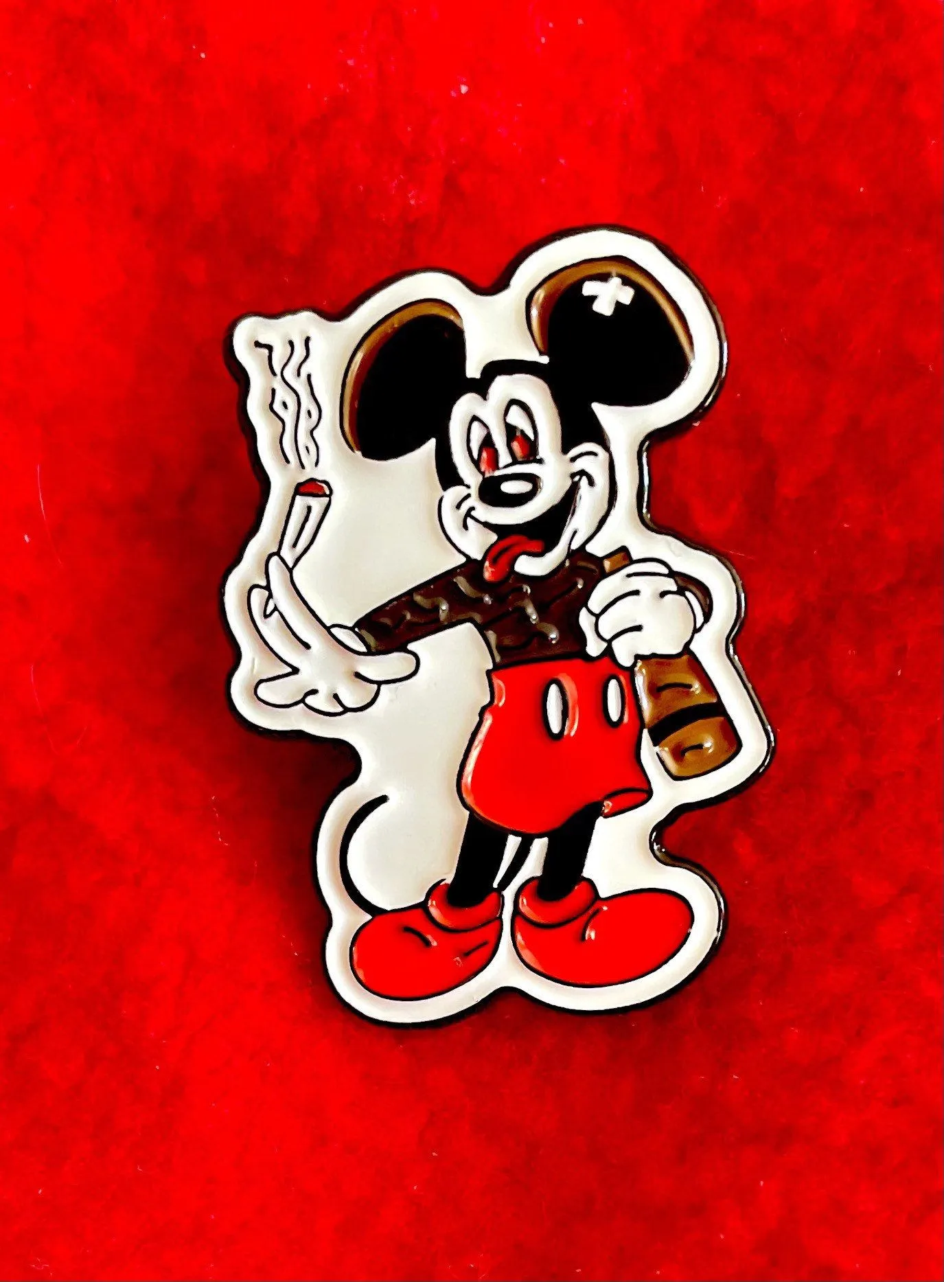 BAD Mickey sombrero pin / marcador de bola - Etsy México BAD Mickey sombrero pin / marcador de bola - Etsy México