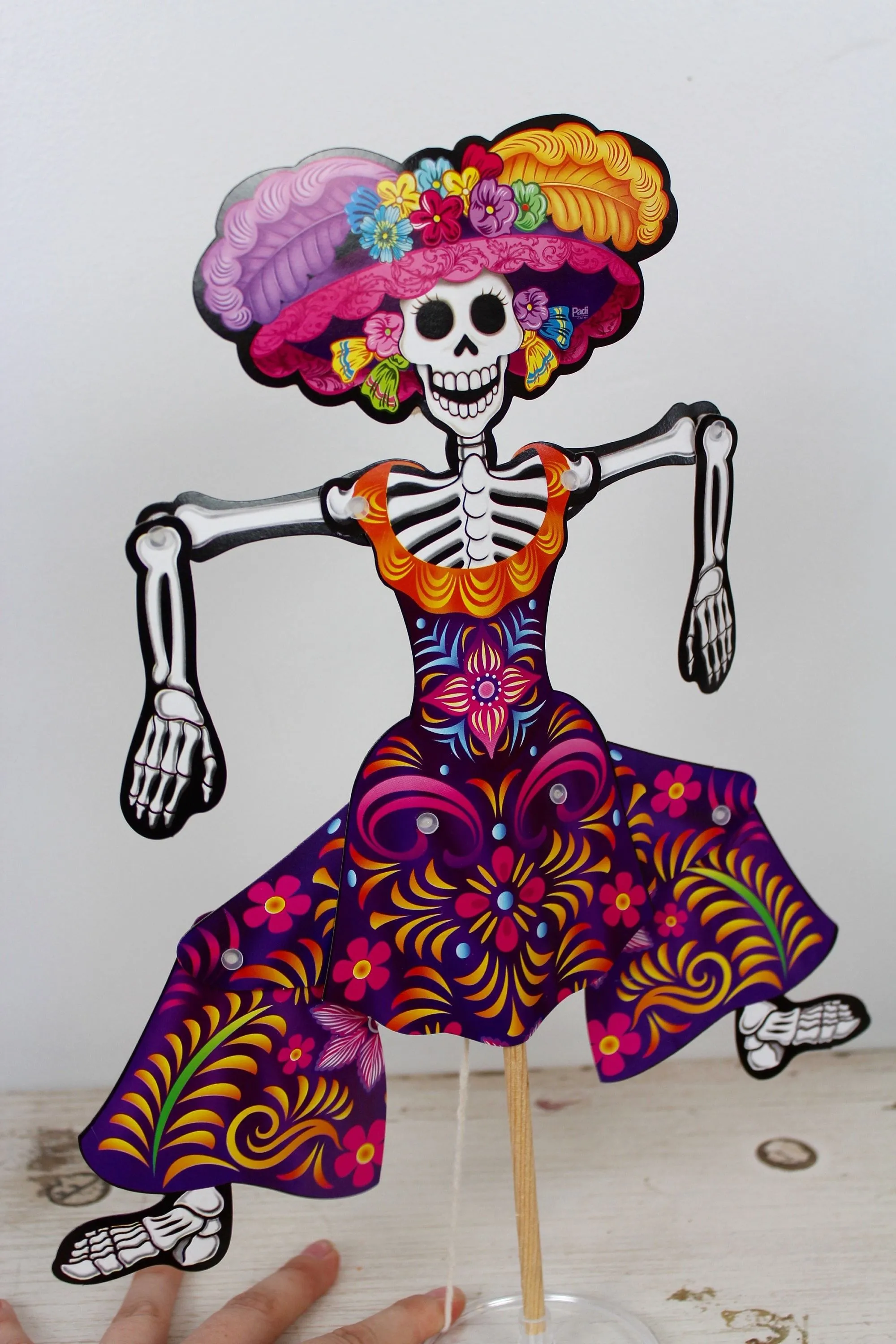 Bailando Catrina Títeres Decoración de la mesa Decoración - Etsy México