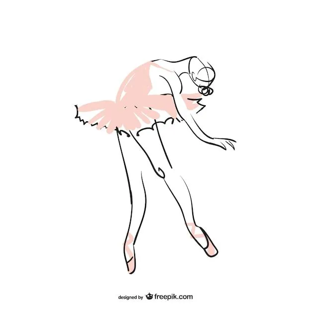 Bailarina de ballet ilustración | Descargar Vectores gratis