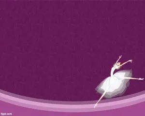 Bailarina de Ballet Plantilla PowerPoint | Plantillas-Powerpoint.com