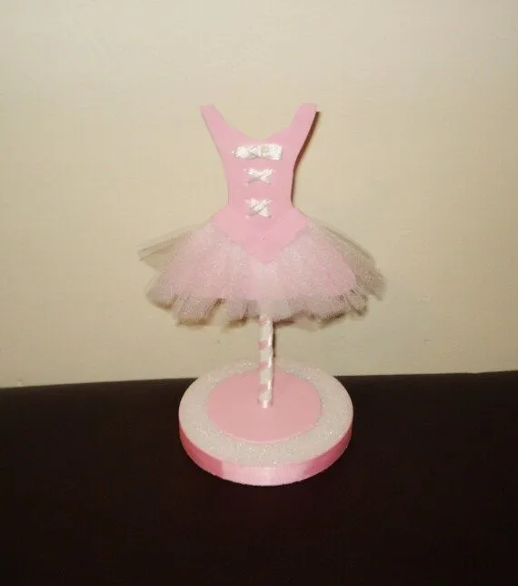 Bailarina centro de mesa. princesa. Baby Shower por nicedecorations