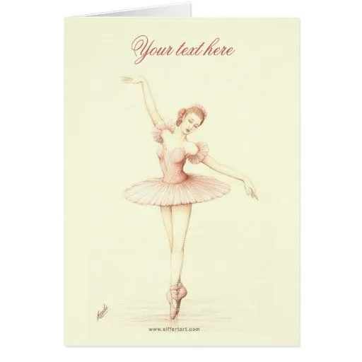 Bailarina Felicitaciones de Zazzle.