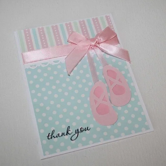 Bailarina tarjetas de agradecimiento por JillyBearDesigns en Etsy Bailarina tarjetas de agradecimiento por JillyBearDesigns en Etsy