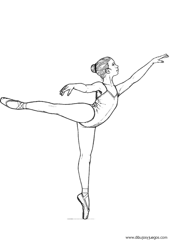 bailarinas-ballet-012 | Dibujos y juegos, para pintar y colorear bailarinas-ballet-012 | Dibujos y juegos, para pintar y colorear