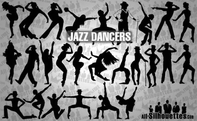 bailarines de jazz | Descargar Vectores gratis