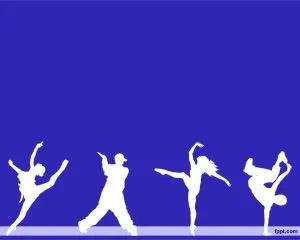 bailarines plantilla de powerpoint es un fondo de baile gratuito para ...