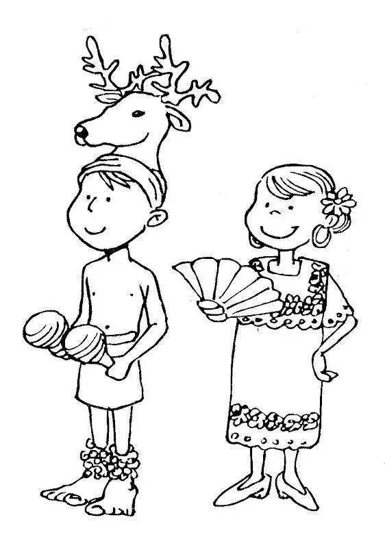 Bailes tradicionales de la selva para dibujar - Imagui