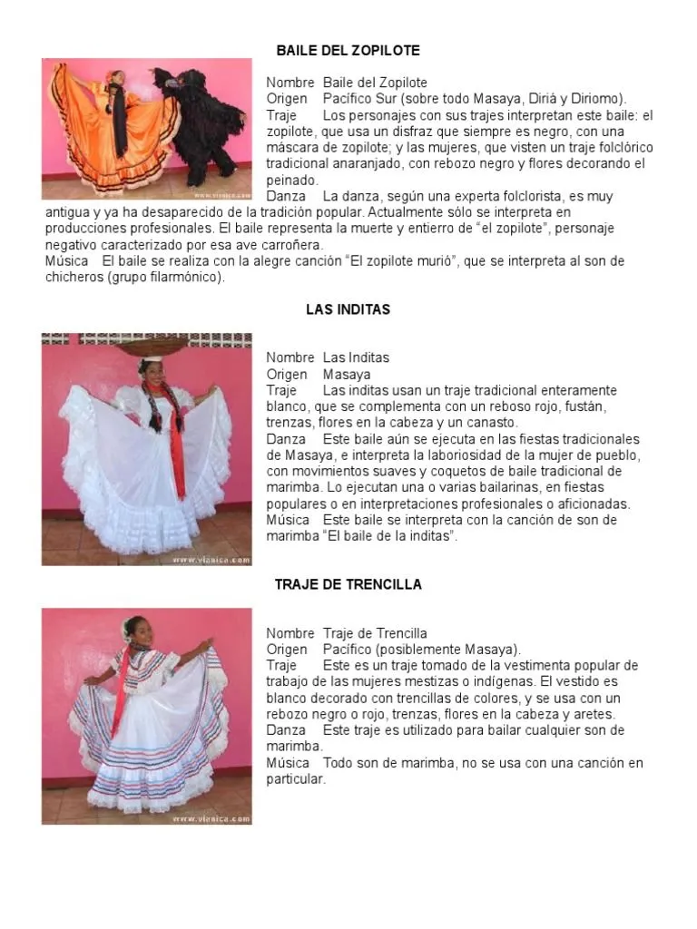 Bailes Del Pacifico de Nicaragua | PDF | Bailes | Nicaragua Bailes Del Pacifico de Nicaragua | PDF | Bailes | Nicaragua