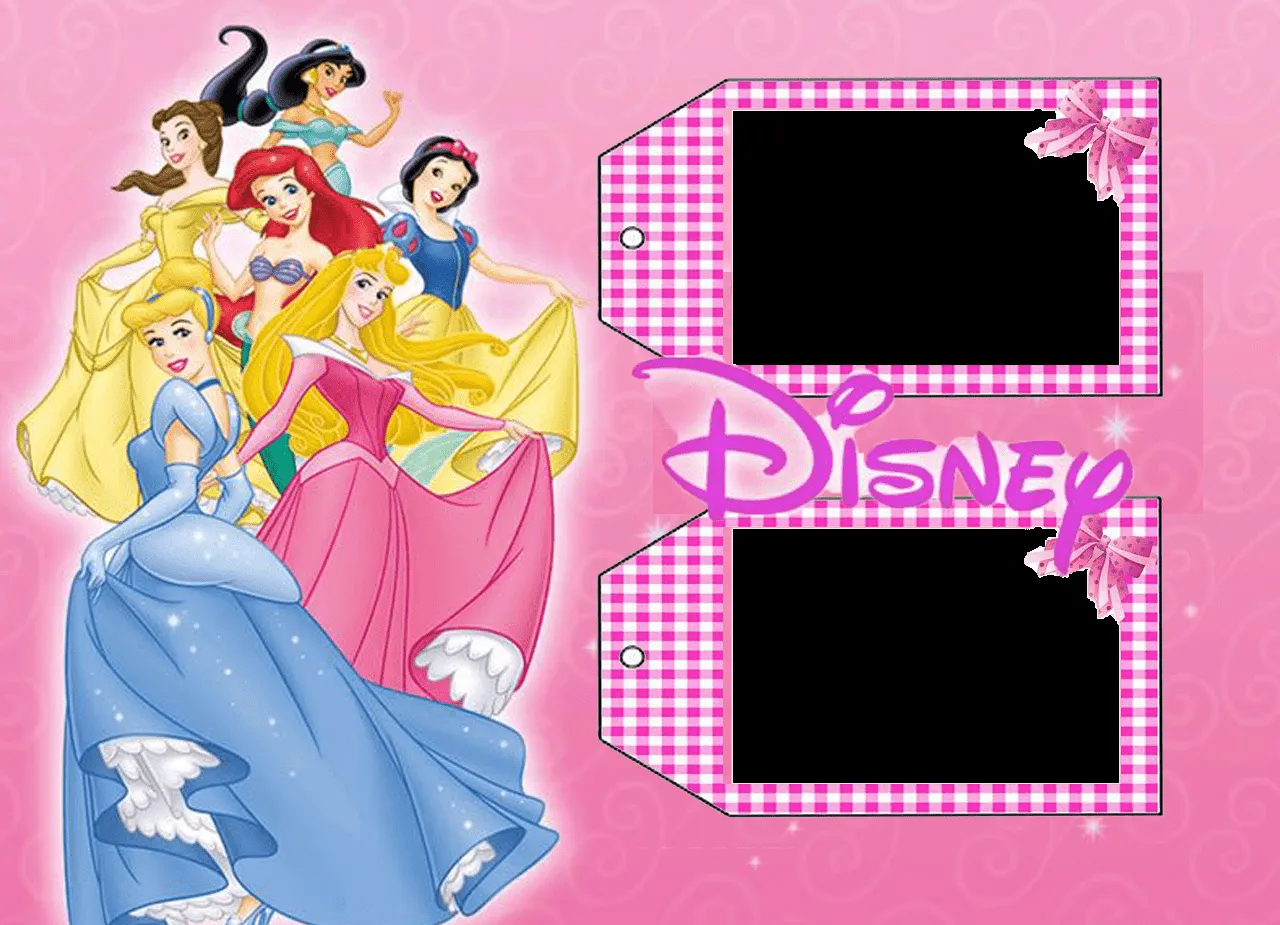 moldura em png das princesas da disney