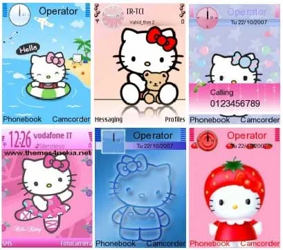 Descargar Temas para Nokia N95 de Hello Kitty Descargar Temas para Nokia N95 de Hello Kitty