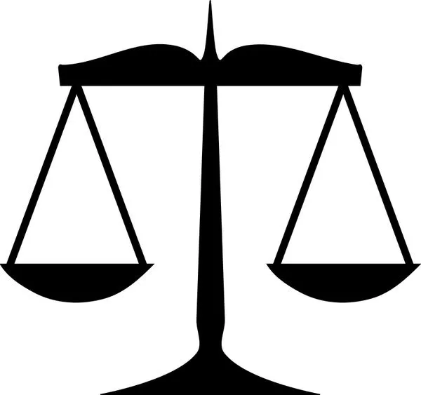 Balanza de la justicia Vector de imágenes prediseñadas - vectores ...