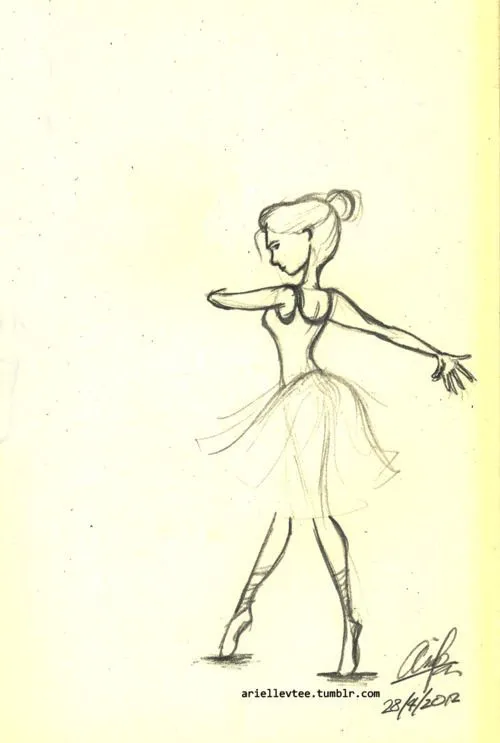 ballet drawing | drawing | Pinterest