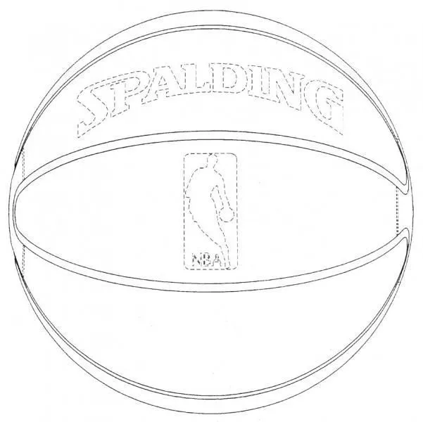 Balon de basquetbol para dibujar - Imagui