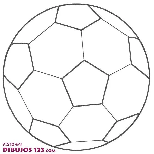 Imagen de balon de futbol para colorear - Imagui