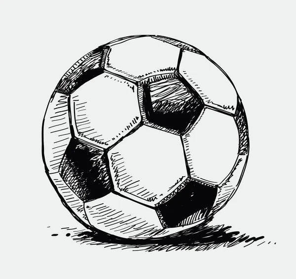 Balón de fútbol — Vector stock © bioraven #6580394